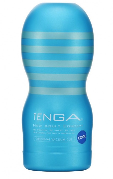 Мастурбатор с охлаждающей смазкой TENGA Original Vacuum Cup Cool - Tenga - в Саратове купить с доставкой