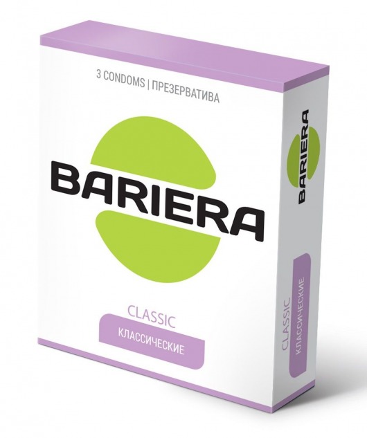 Классические презервативы Bariera Classic - 3 шт. - Bariera - купить с доставкой в Саратове