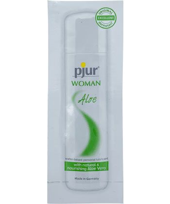 Лубрикант на водной основе pjur WOMAN Aloe - 2 мл. - Pjur - купить с доставкой в Саратове