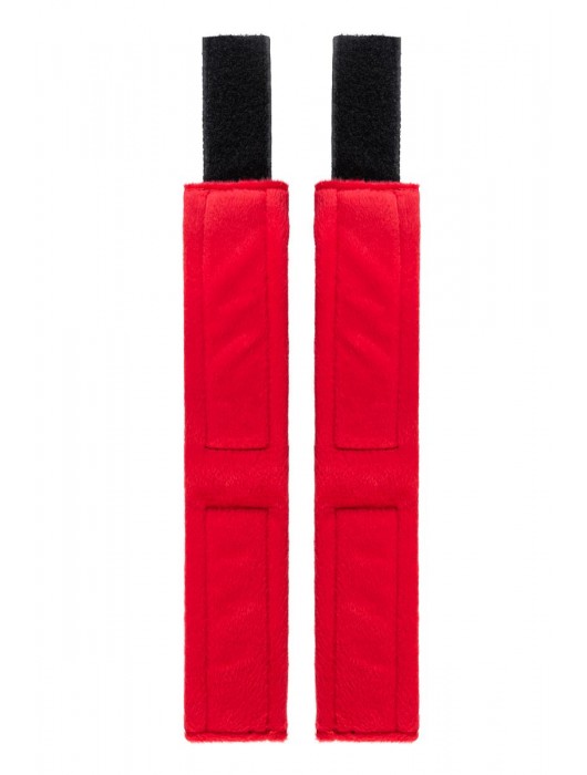 Красно-черные велюровые оковы Anonymo - ToyFa - купить с доставкой в Саратове