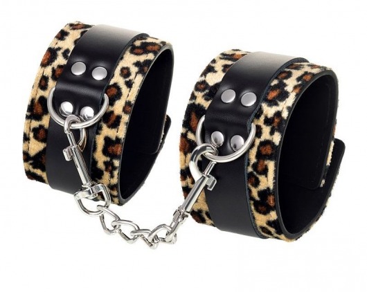 Оковы Anonymo с анималистическим принтом - ToyFa - купить с доставкой в Саратове Оковы Anonymo с анималистическим принтом - ToyFa - купить с доставкой в Саратове