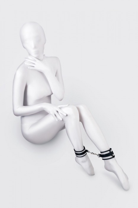 Серебристо-черные оковы Anonymo - ToyFa - купить с доставкой в Саратове