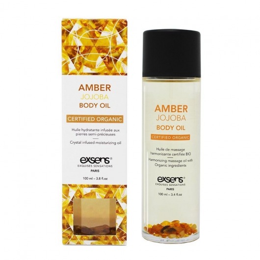 Органическое массажное масло AMBER JOJOBA - 100 мл. - Exsens - купить с доставкой в Саратове
