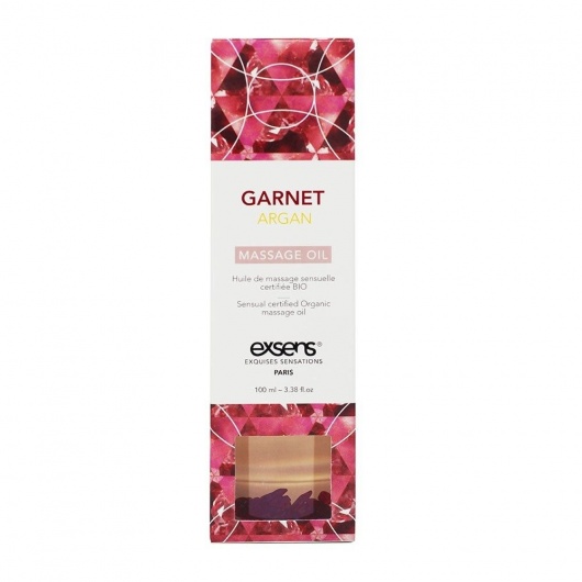 Органическое массажное масло GARNET ARGAN - 100 мл. - Exsens - купить с доставкой в Саратове