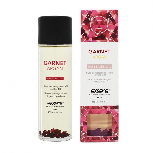 Органическое массажное масло GARNET ARGAN - 100 мл. - Exsens - купить с доставкой в Саратове