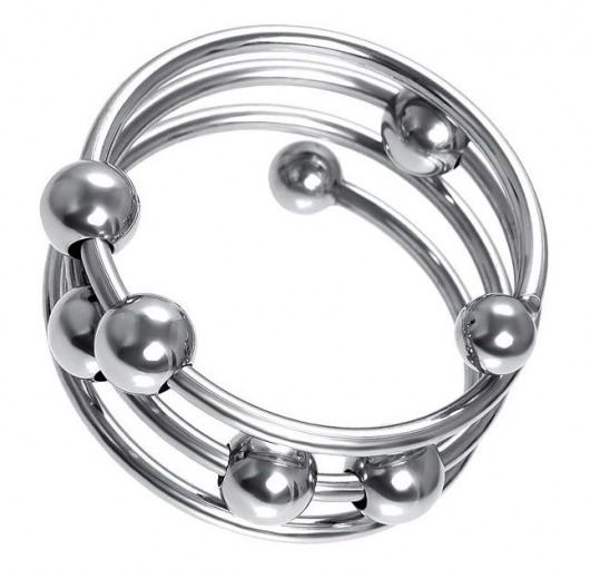 Большое металлическое кольцо под головку пениса - ToyFa - купить с доставкой в Саратове
