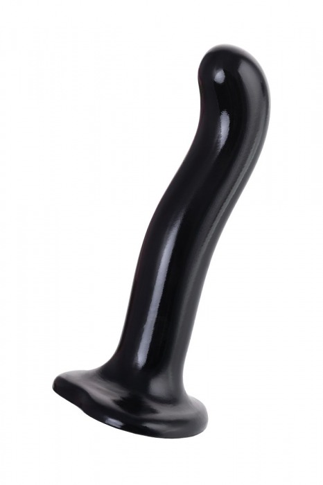 Черный стимулятор для пар P G-Spot Dildo Size M - 18 см. - Strap-on-me - в Саратове купить с доставкой