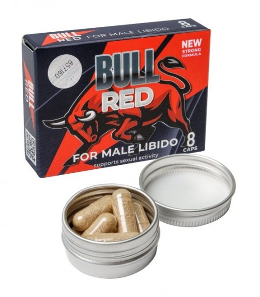 Пищевой концентрат для мужчин BULL RED - 8 капсул - Sitabella - купить с доставкой в Саратове