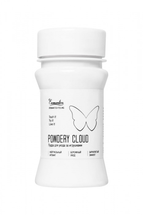 Пудра для ухода за игрушками Powdery Cloud с нейтральным ароматом - 40 гр. - Eromantica - купить с доставкой в Саратове