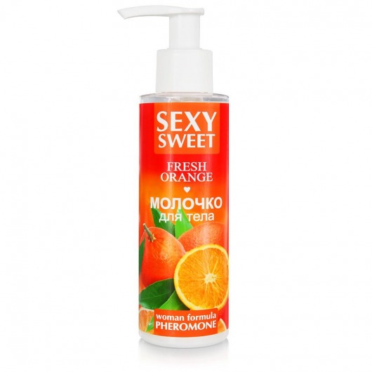 Молочко для тела с феромонами и ароматом апельсина Sexy Sweet Fresh Orange - 150 гр. -  - Магазин феромонов в Саратове