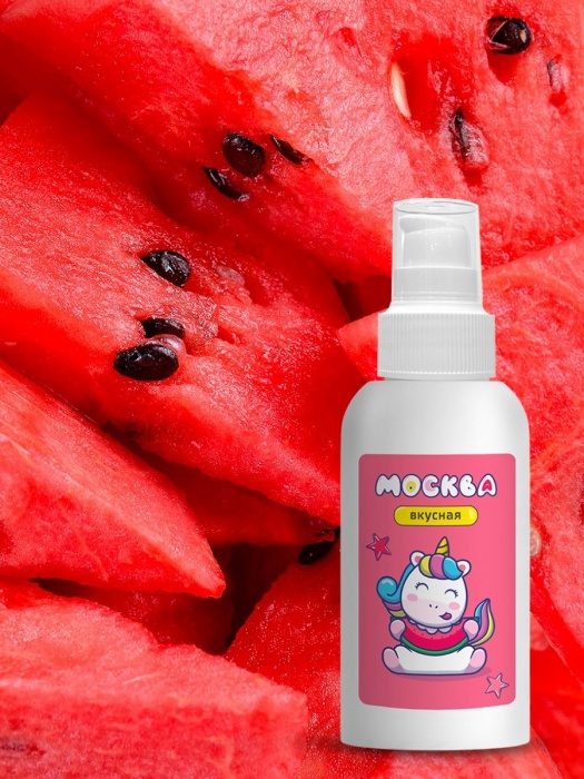 Универсальная смазка с ароматом арбуза  Москва Вкусная  - 100 мл. - Москва - купить с доставкой в Саратове