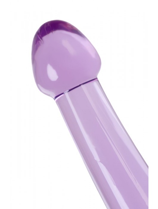 Фиолетовый фаллоимитатор Jelly Dildo M - 18 см. - Toyfa Basic