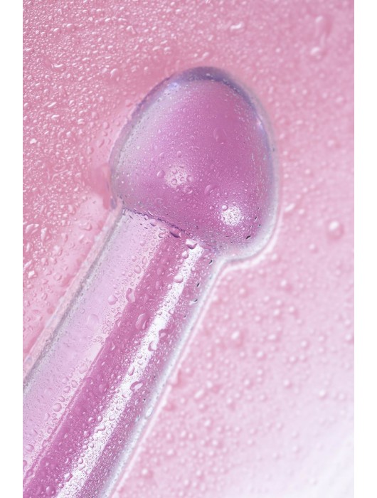 Фиолетовый фаллоимитатор Jelly Dildo M - 18 см. - Toyfa Basic
