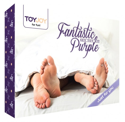 Эротический набор FANTASTIC PURPLE SEX TOY KIT - Toy Joy - купить с доставкой в Саратове
