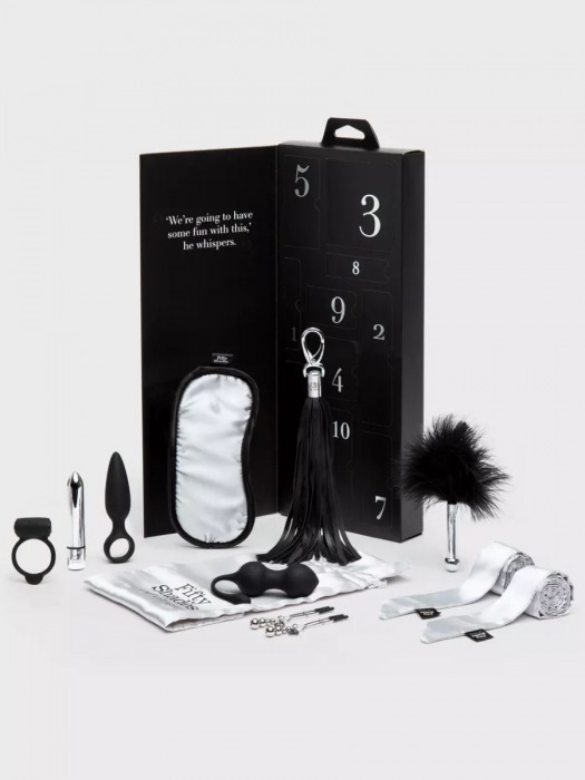 Эротический набор Pleasure Overload 10 Days of Play Gift Set - Fifty Shades of Grey - купить с доставкой в Саратове