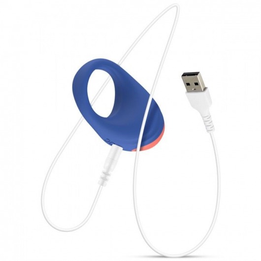 Синее эрекционное кольцо RRRING Dinner Date Cock Ring - FeelzToys - в Саратове купить с доставкой