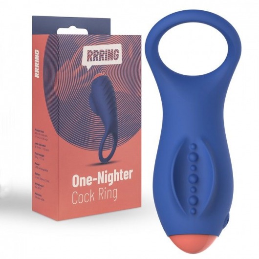Синее эрекционное кольцо RRRING One Nighter Cock Ring - FeelzToys - в Саратове купить с доставкой