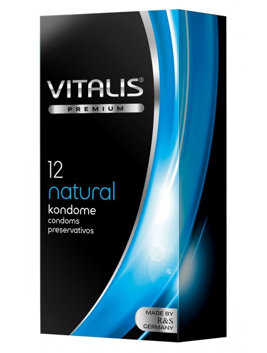 Классические презервативы VITALIS PREMIUM natural - 12 шт. - Vitalis - купить с доставкой в Саратове