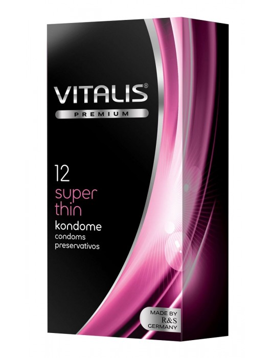Ультратонкие презервативы VITALIS PREMIUM super thin - 12 шт. - Vitalis - купить с доставкой в Саратове