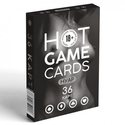 Игральные карты HOT GAME CARDS НУАР - 36 шт. - Сима-Ленд - купить с доставкой в Саратове