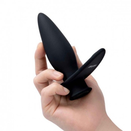Черный анальный виброплаг для простаты Impaler - 14 см. - BlueLine - в Саратове купить с доставкой