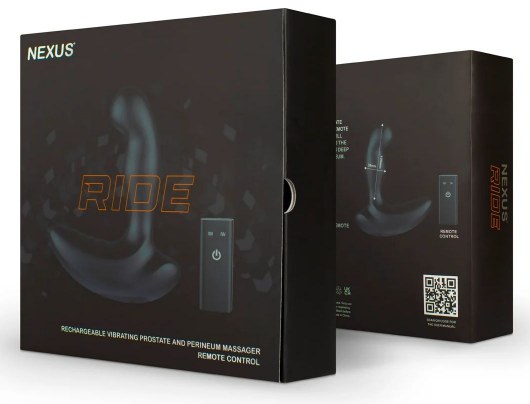 Черный вибромассажер простаты и промежности Nexus Ride - 14 см. - Nexus Range - в Саратове купить с доставкой