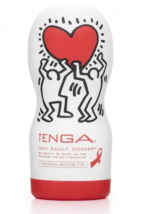 Мастурбатор Keith Haring Cup Deep Throat - Tenga - в Саратове купить с доставкой