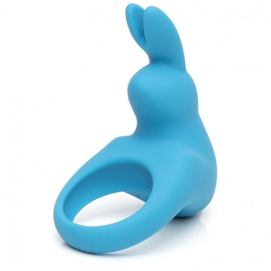 Голубое эрекционное виброкольцо Happy Rabbit Rechargeable Rabbit Cock Ring - Happy Rabbit - в Саратове купить с доставкой