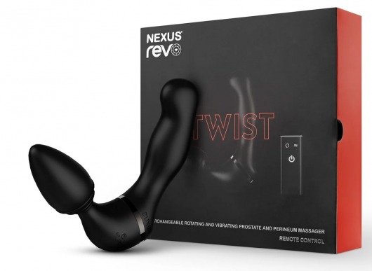 Черный гибридный вибромассажер Nexus Revo Twist - Nexus Range - в Саратове купить с доставкой