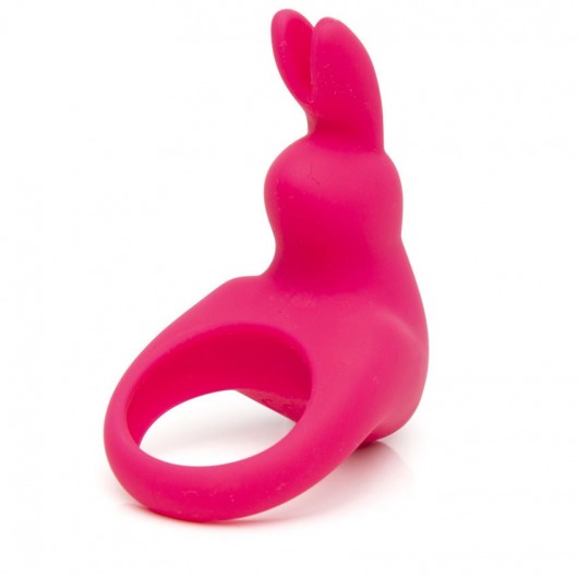 Розовое эрекционное виброкольцо Happy Rabbit Rechargeable Rabbit Cock Ring - Happy Rabbit - в Саратове купить с доставкой