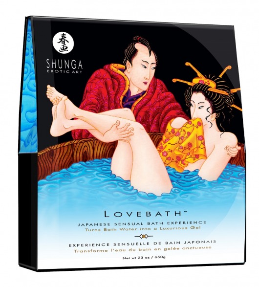 Соль для ванны Lovebath Ocean temptation, превращающая воду в гель - 650 гр. - Shunga - купить с доставкой в Саратове