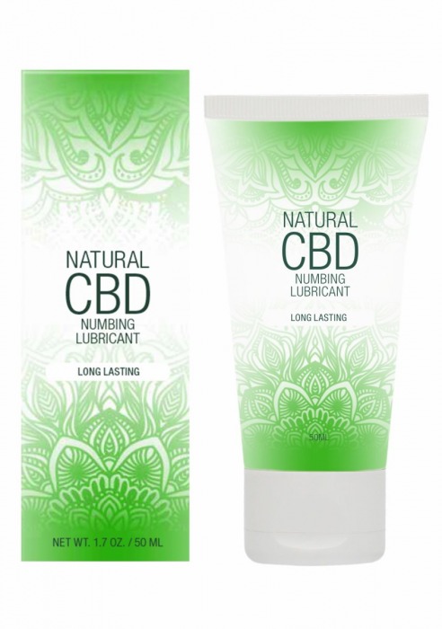 Лубрикант с пролонгирующим эффектом Natural CBD Numbing Lubricant - 50 мл. - Shots Media BV - купить с доставкой в Саратове