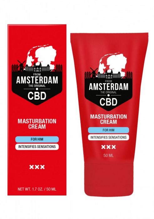 Крем для мастурбации для мужчин CBD from Amsterdam Masturbation Cream For Him - 50 мл. - Shots Media BV - купить с доставкой в Саратове