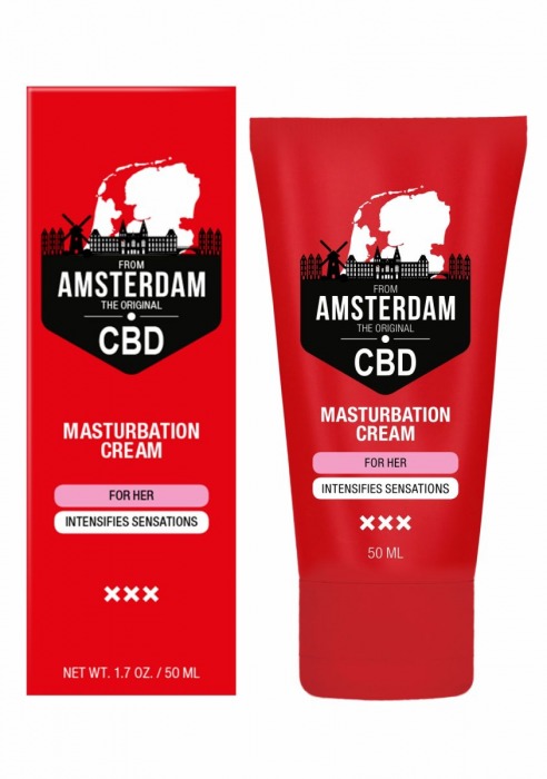 Крем для мастурбации для женщин CBD from Amsterdam Masturbation Cream For Her - 50 мл. - Shots Media BV - купить с доставкой в Саратове