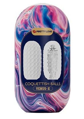 Мастурбатор в форме яйца Coquettish Balls - Baile - в Саратове купить с доставкой