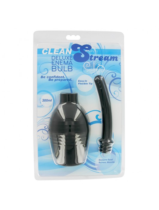 Черный анальный душ CleanStream - XR Brands - купить с доставкой в Саратове