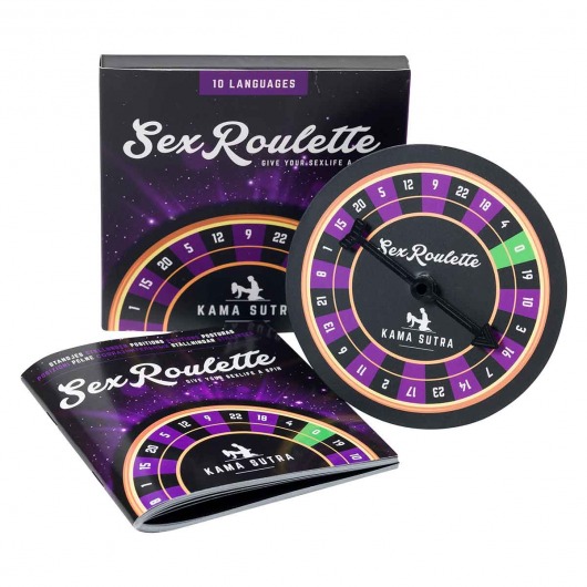 Настольная игра-рулетка Sex Roulette Kamasutra - Tease&Please - купить с доставкой в Саратове