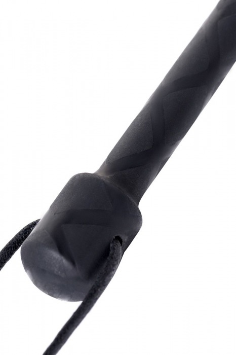 Чёрный стек с совой на кожаном наконечнике - 24 см. - ToyFa - купить с доставкой в Саратове