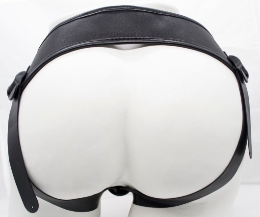 Реалистичный фаллоимитатор на трусиках с плугом - 18,5 см. - LOVETOY (А-Полимер) - купить с доставкой в Саратове