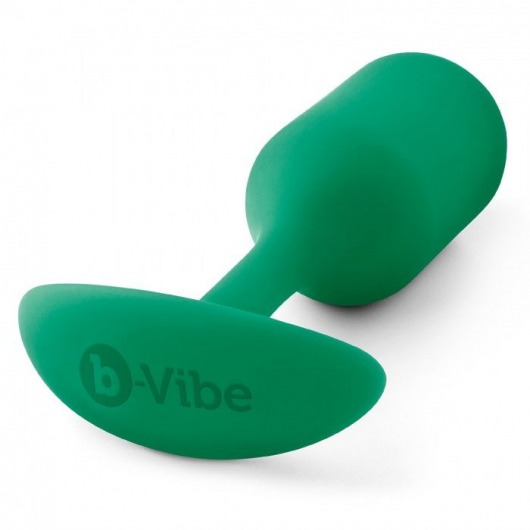 Зеленая пробка для ношения B-vibe Snug Plug 2 - 11,4 см. - b-Vibe в Саратове Зеленая пробка для ношения B-vibe Snug Plug 2 - 11,4 см. - b-Vibe