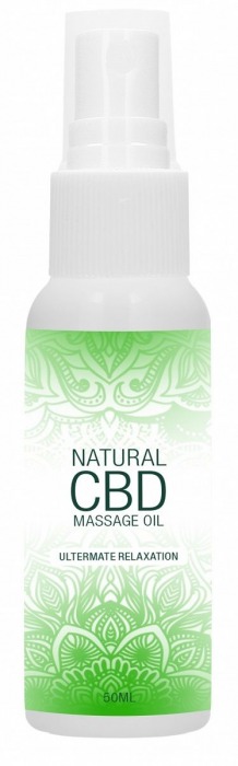 Массажное масло Natural CBD Massage Oil - 50 мл. - Shots Media BV - купить с доставкой в Саратове