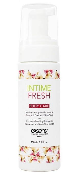 Органическая интимная очищающая пенка Intime Fresh - 150 мл. - Exsens - купить с доставкой в Саратове
