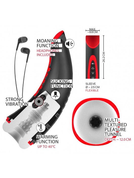 Автоматический мастурбатор WYNE 03 с подогревом - Orion - в Саратове купить с доставкой