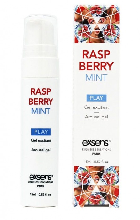Возбуждающий гель Raspberry Mint с ароматом малины и мяты - 15 мл. - Exsens - купить с доставкой в Саратове