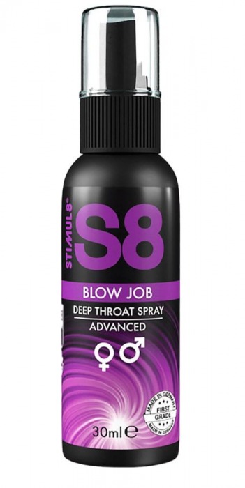 Лубрикант для орального секса S8 Deep Throat Spray - 30 мл. - Stimul8 - купить с доставкой в Саратове