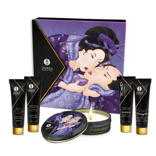 Подарочный набор Geishas secret из 5 предметов - Shunga - купить с доставкой в Саратове