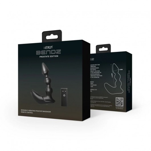 Черный вибростимулятор Nexus Bendz Prostate Edition - 14,1 см. - Nexus Range - в Саратове купить с доставкой