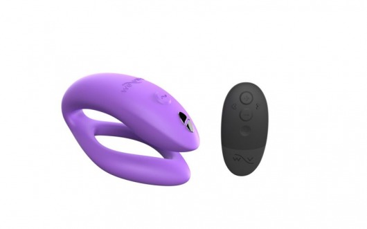 Фиолетовый вибратор для пар We-Vibe Sync O - We-vibe