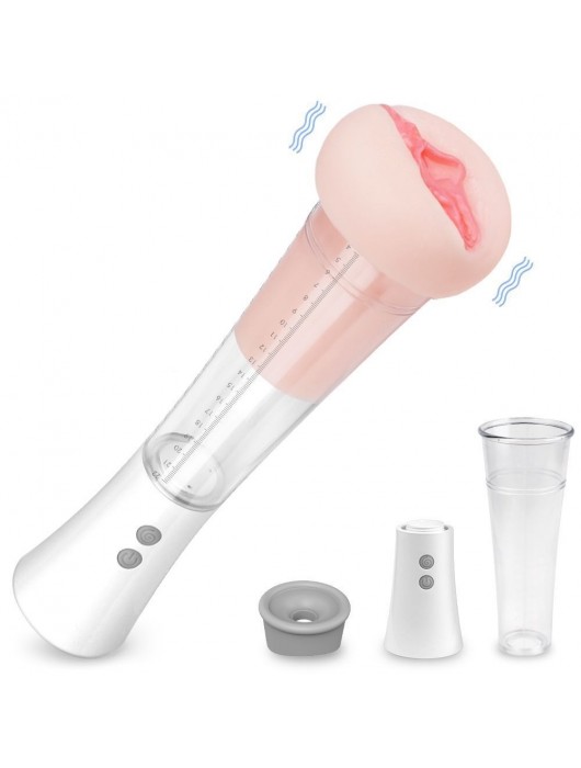 Автоматическая вакуумная помпа с реалистичной мягкой вставкой Max Kit - S-HANDE - в Саратове купить с доставкой