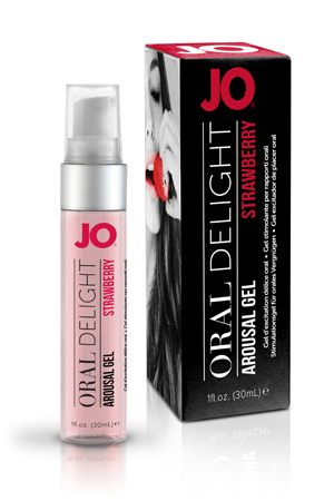 Клубничный лубрикант для оральных ласк Oral Delight Strawberry Sensation - 30 мл. - System JO - купить с доставкой в Саратове